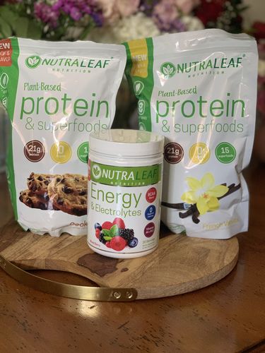 Customer photo review of NutraLeaf® Muscle Gain Stack
