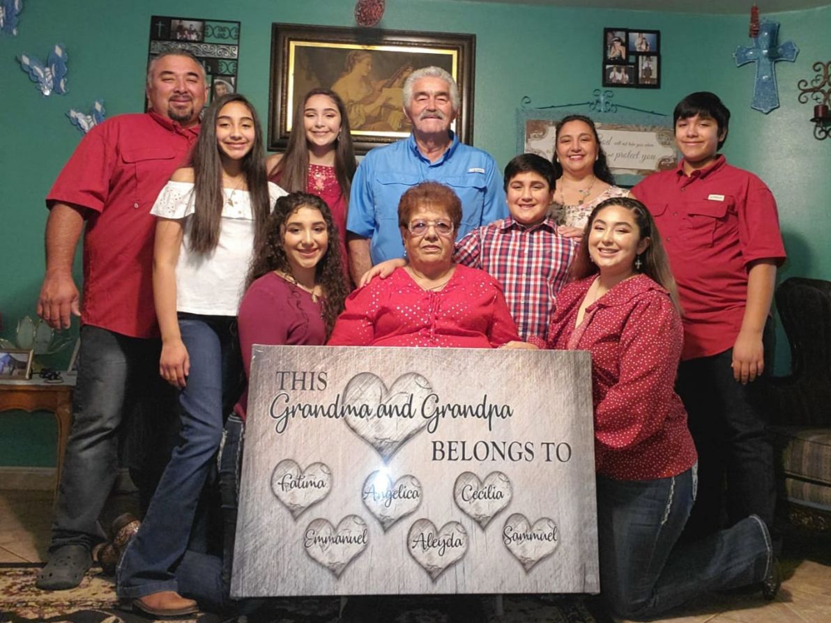 Customer photo review of Personalized "This Grandma Belongs To" Premium Canvas