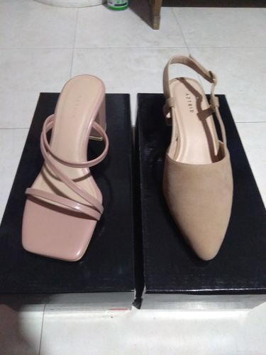 Customer photo review of B1G1 Dessa Beige Suede