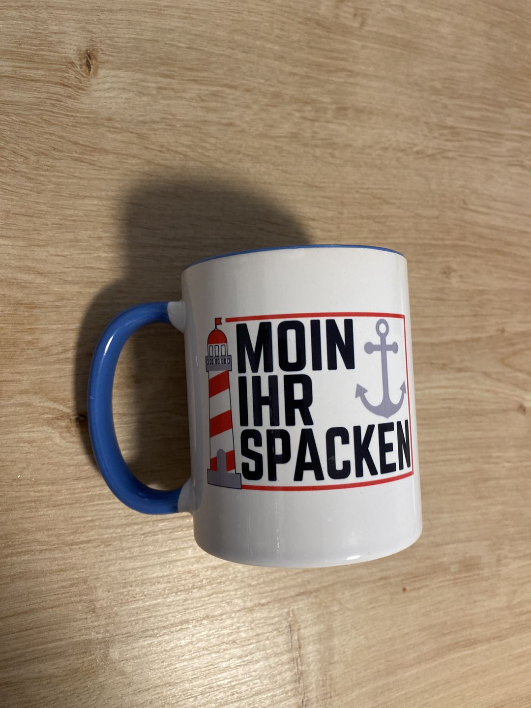 Customer photo review of Moin ihr Spacken · Keramik Tasse zweifarbig