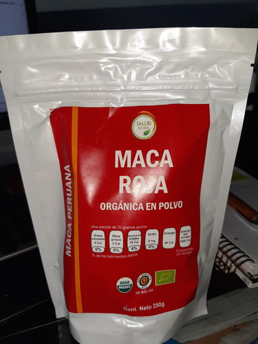 Customer photo review of Maca roja en polvo organica