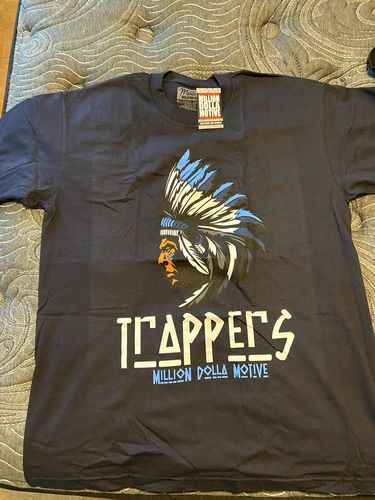 Customer photo review of Trappers - Navy Blue T-Shirt