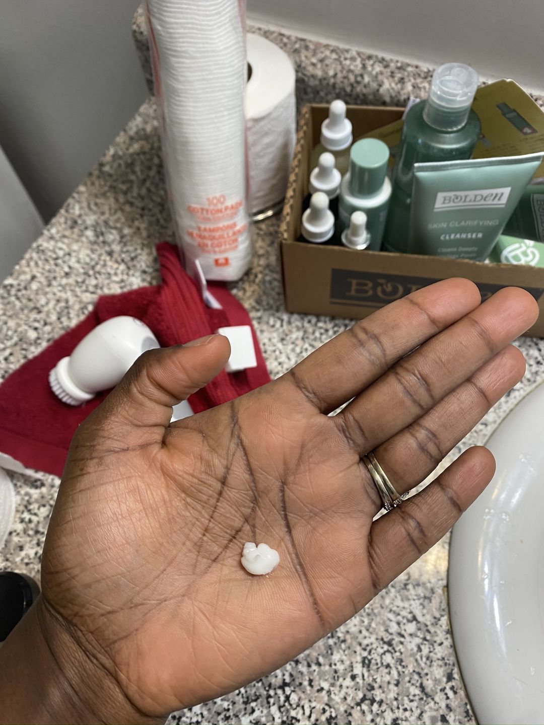 Customer photo review of Bolden Clear Skin Kit