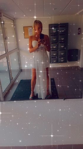 Customer photo review of Barboteuse en dentelle à ourlet plongeant