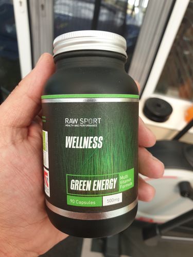 Customer photo review of Organic green energy capsules. 90 caps