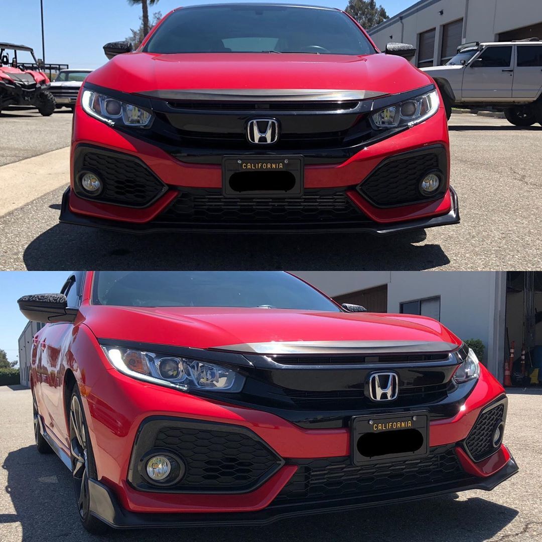 Customer photo review of Type R Style Grille (16-18 Honda Civic)