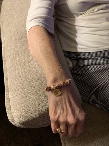 Customer photo review of Piece Of My Heart Bracelet - Rose Gold