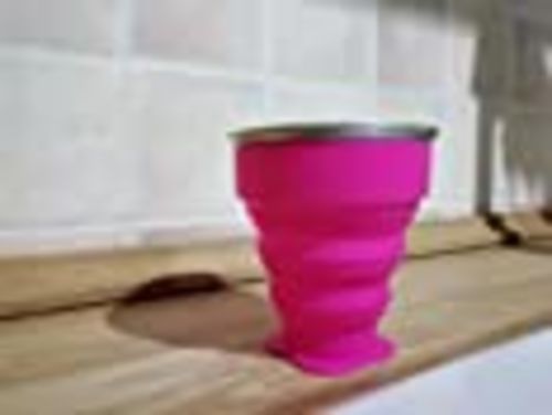 Customer photo review of SILICONE FOLDING CUP COLOR