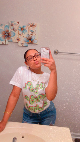 Customer photo review of It's Cool To Have Feelings -- T-Shirt