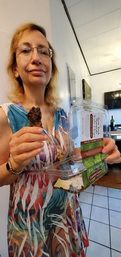 Customer photo review of Kale Chips 3oz Coconut Cacao