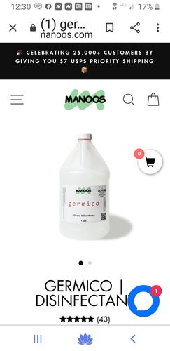 Customer photo review of germico | disinfectant