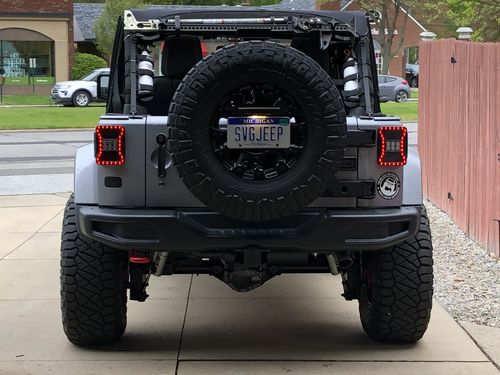 Customer photo review of JK to JL Conversion Tail Lights for 07-18 Jeep Wrangler JK/ JKU