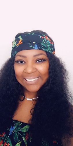 Customer photo review of Block Mini Name Necklace with Cuban Chain