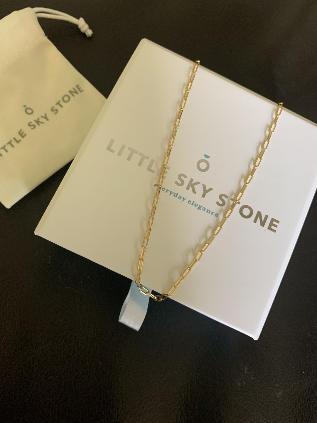 Customer photo review of Bold Belcher Necklace