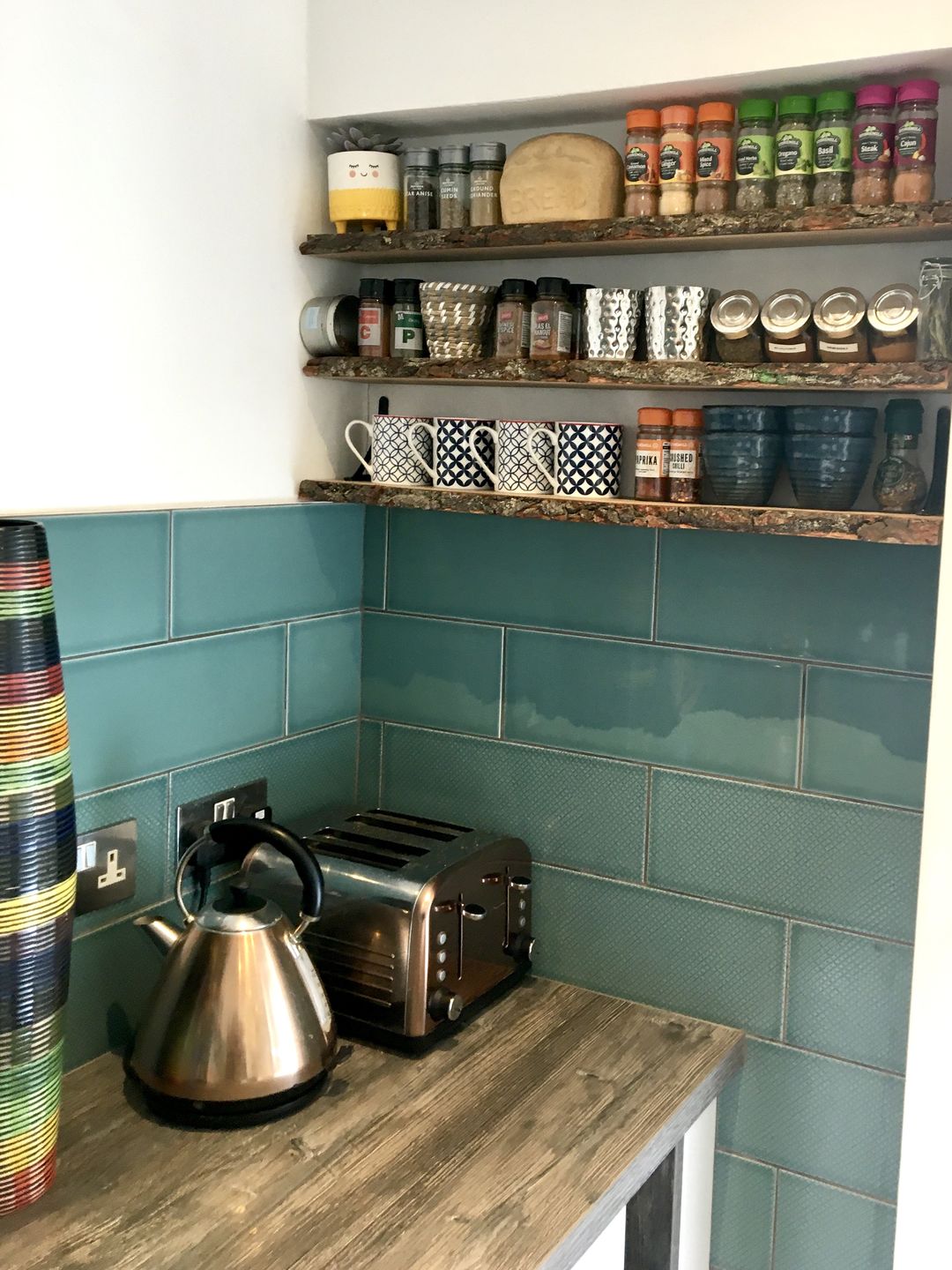 Customer photo review of 4.5 Inch Ironbridge Cast Iron Shelf Bracket