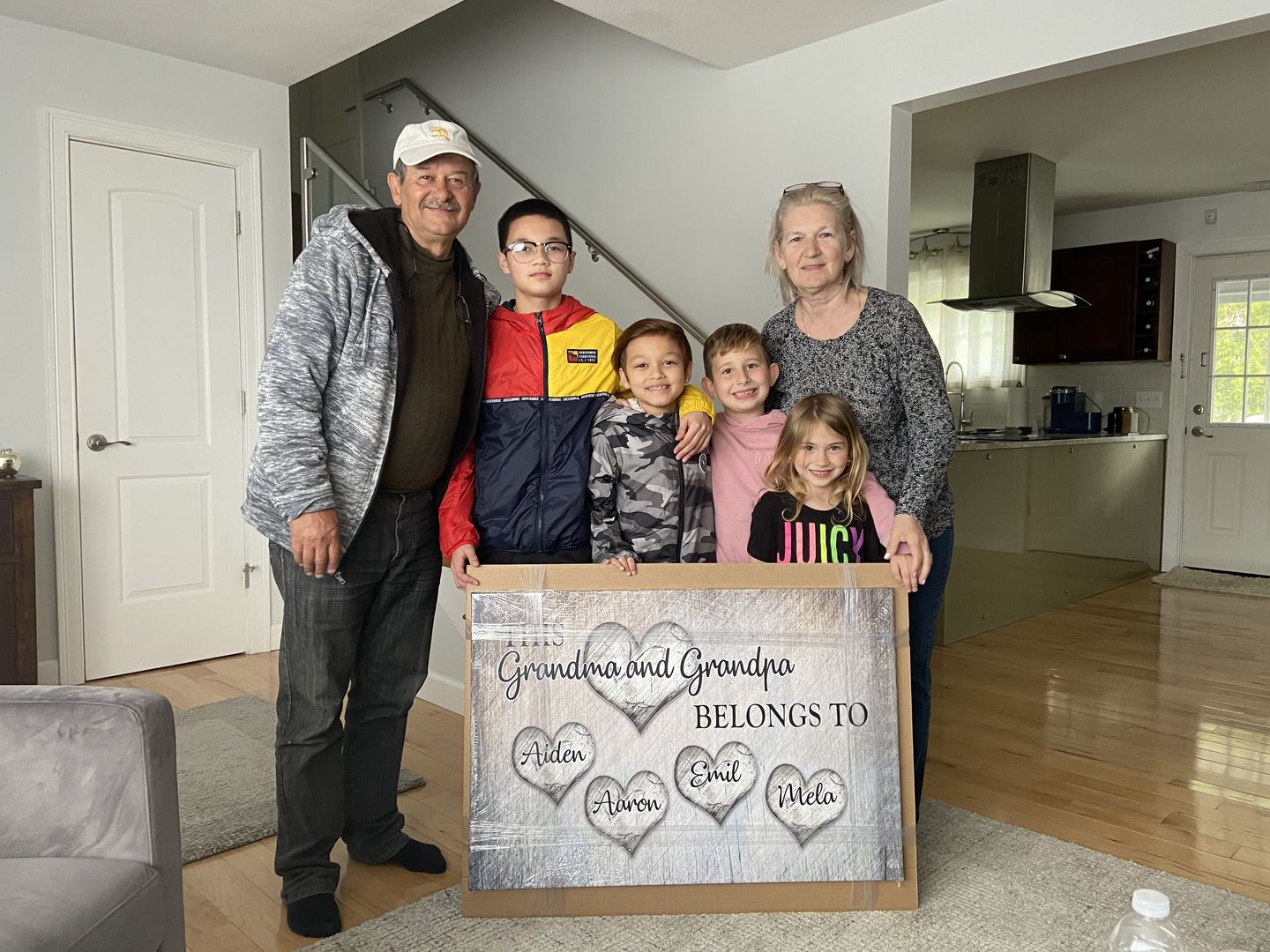 Customer photo review of Personalized "This Grandma Belongs To" Premium Canvas