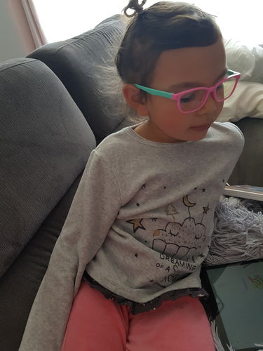 Customer photo review of Mes Lunettes Anti-Lumière Bleue FLEXY™