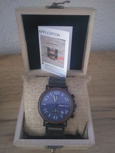 Customer photo review of Wood o'clock - Blue Ocean