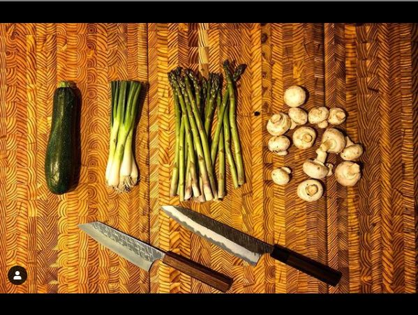 Customer photo review of Larchwood Cutting Board