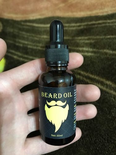Customer photo review of Aceite para el crecimiento barba