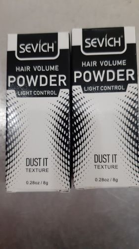 Customer photo review of Polvos de peinado