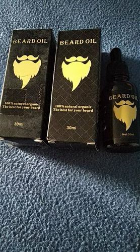 Customer photo review of Aceite para el crecimiento barba