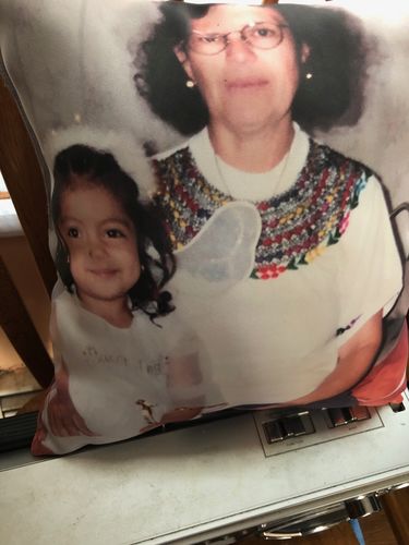 Customer photo review of Create A Custom Object Pillow