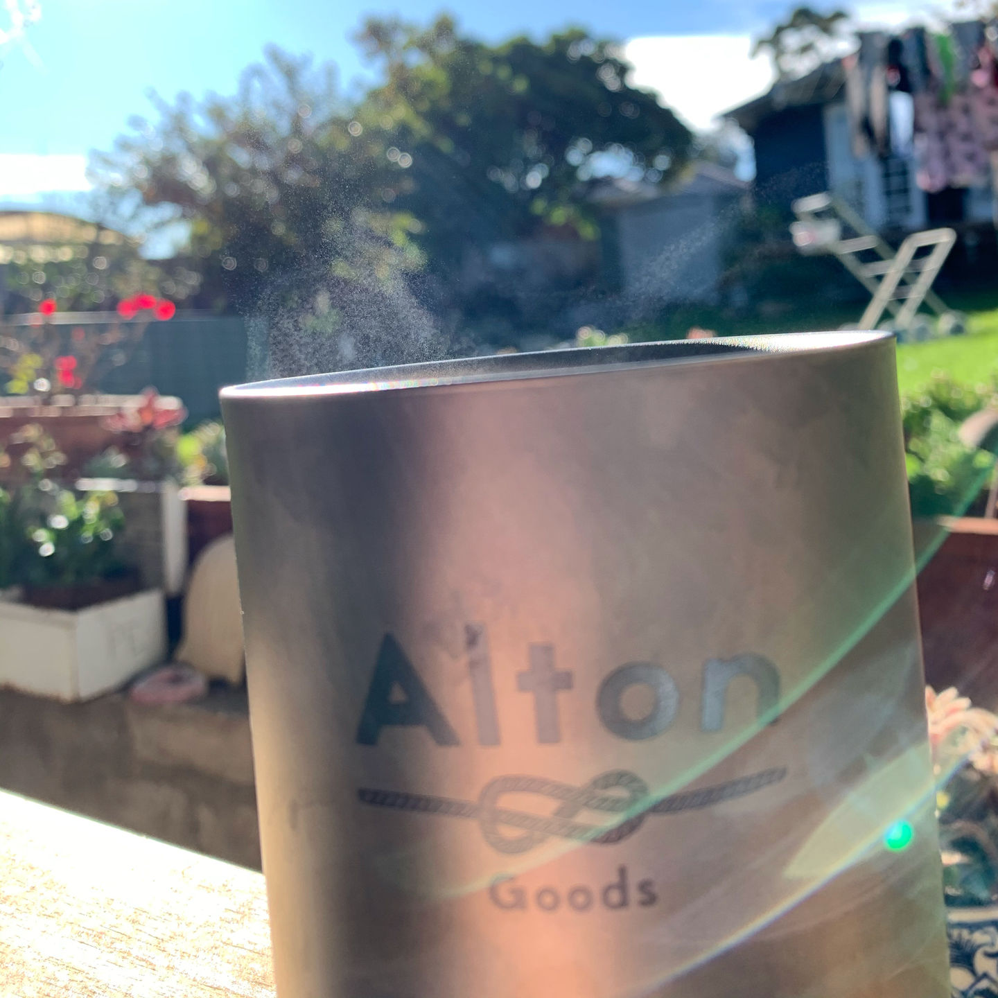 Customer photo review of Titanium Double-Wall Mug 450mL