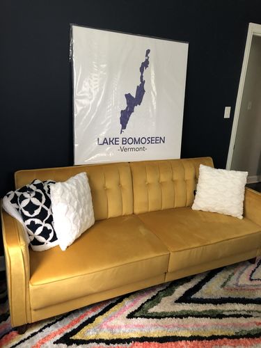Customer photo review of Custom Lake Square Canvas