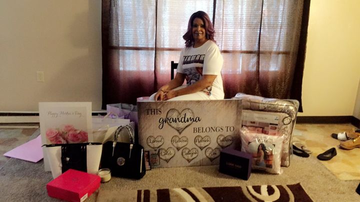 Customer photo review of Personalized "This Grandma Belongs To" Premium Canvas