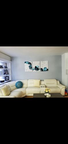 Customer photo review of Waves Canvas Prints