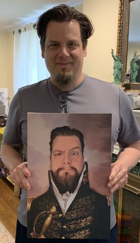 Customer photo review of The General - Custom Canvas