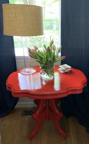 Customer photo review of Brisson Red - Furniture Lacquer