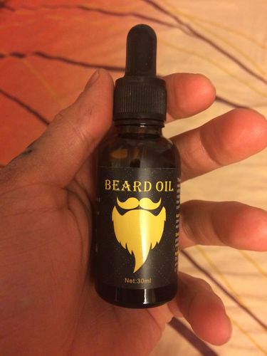 Customer photo review of Aceite para el crecimiento barba