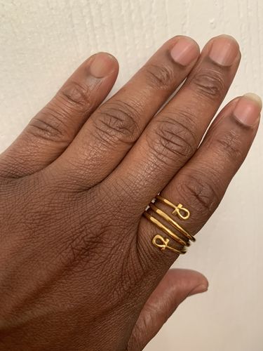 Customer photo review of ANKH Coil Ring