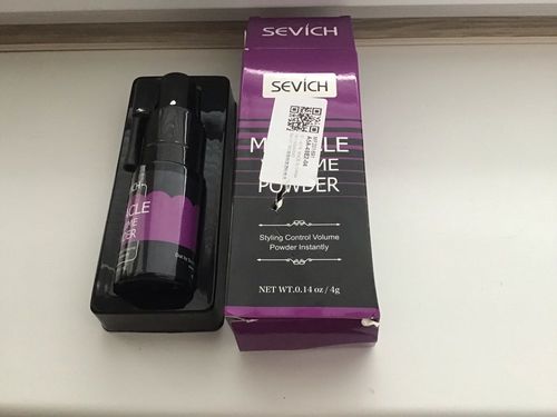 Customer photo review of Polvos de peinado con dosificador