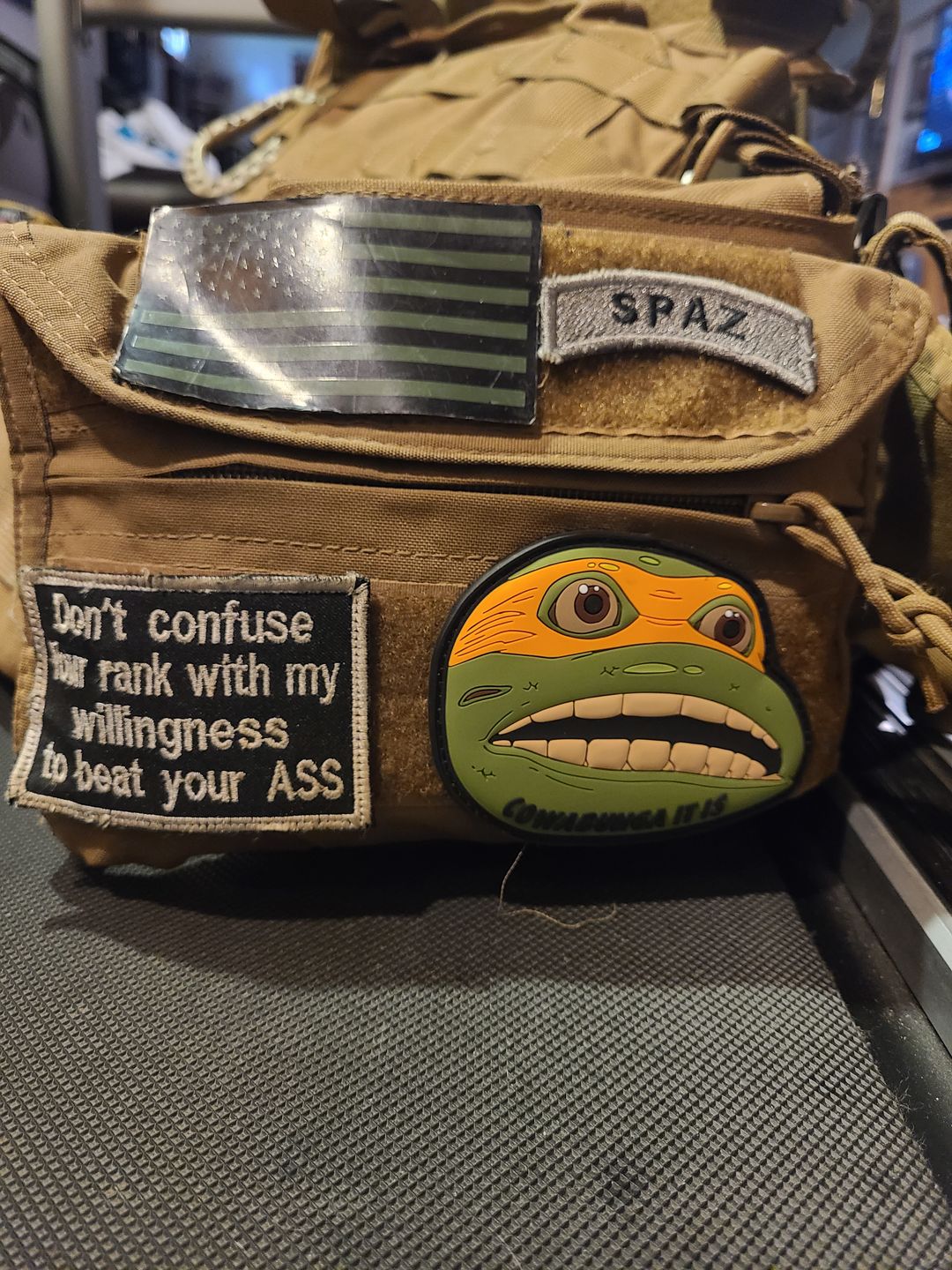 Customer photo review of Cowabunga Morale Patch