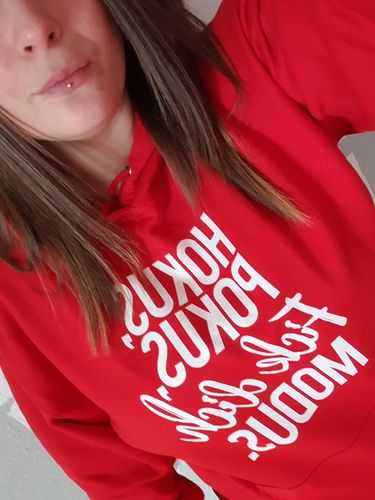 Customer photo review of Hokus Pokus F*** **ch Modus - Unisex Kapuzenpullover Hoodie