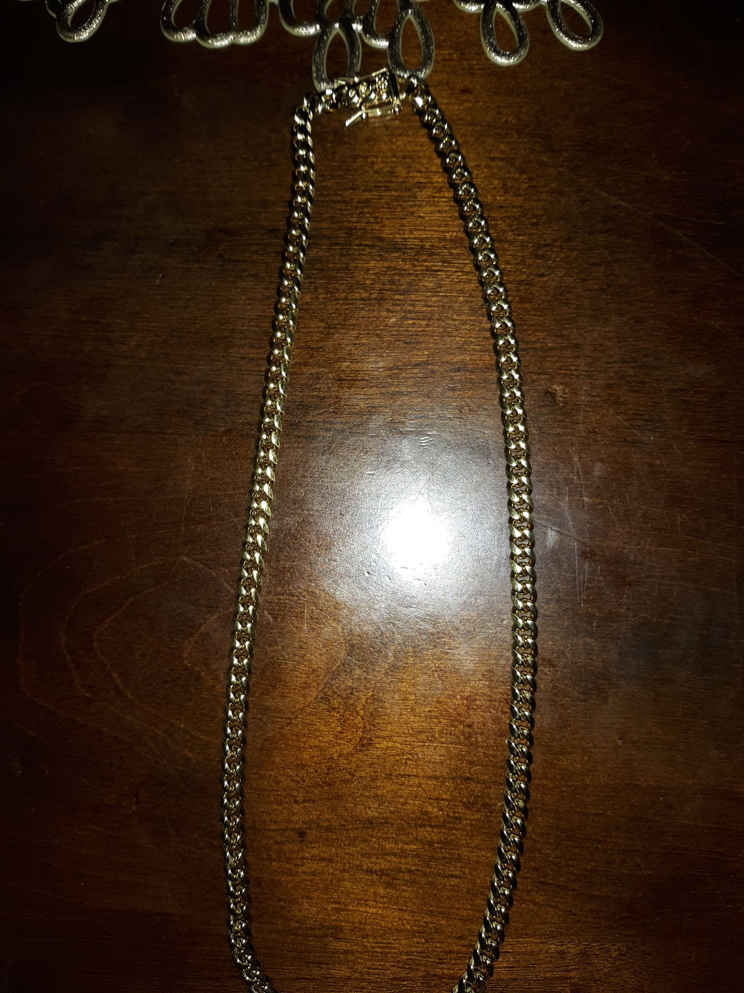 Customer photo review of 6mm 14K Gold IP Premium Miami Cuban Chain