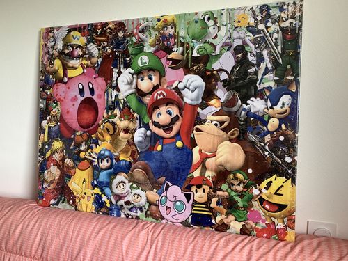 Customer photo review of Tableau Super Smash Bros Icons