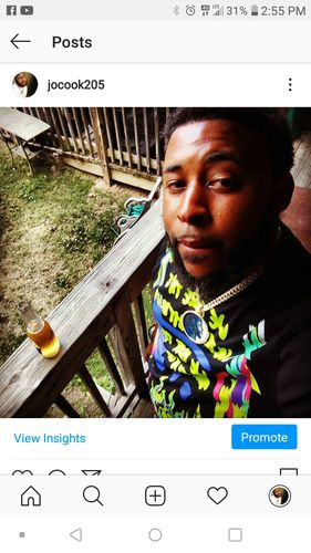 Customer photo review of Fire Skull Tee Black (1A1-100)