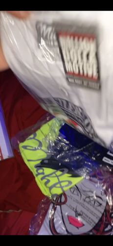 Customer photo review of Mystery Box of 10 T-Shirts