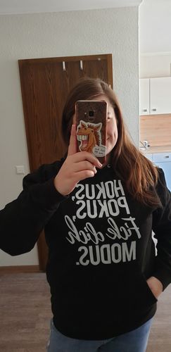 Customer photo review of Hokus Pokus F*** **ch Modus - Unisex Kapuzenpullover Hoodie