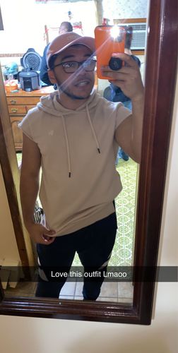 Customer photo review of 531 Cap Sleeve Hoodie