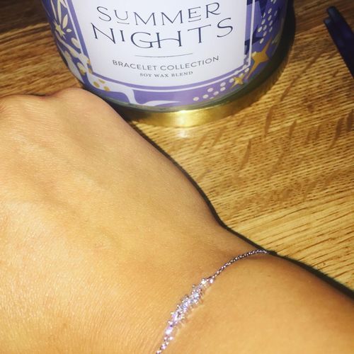 Customer photo review of Summer Nights Candle - Bracelet Collection
