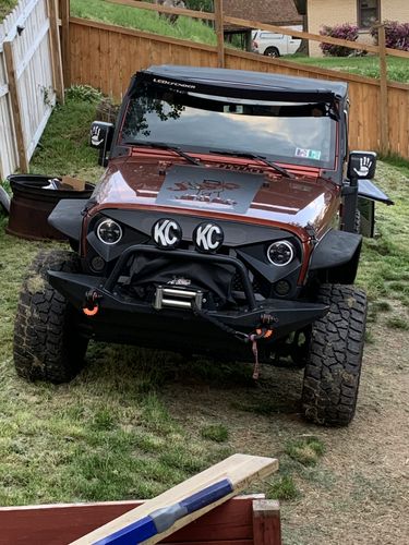 Customer photo review of [PRE-ORDER] Gladiator Vader Grille - Matte Black (07-18 Jeep Wrangler JK)