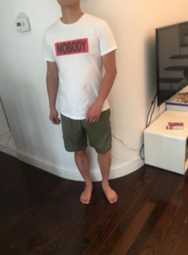 Customer photo review of 7" Pocket Hybrid Shorts