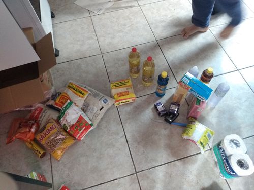 Customer photo review of Cesta Kit Limpeza Plus