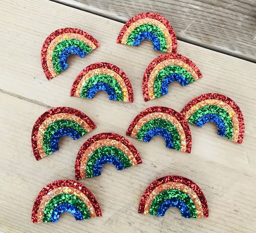 Catriona C. review of EHC Exclusive Rainbow Clouds Hair Bow Die Cutter image 1 out of 1