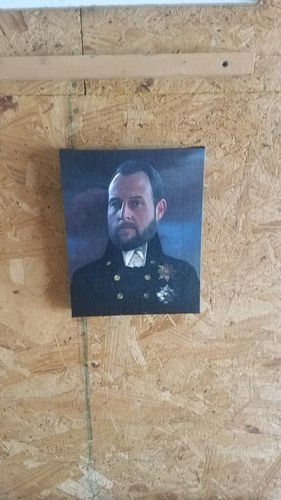 Customer photo review of The Captain - Custom Canvas